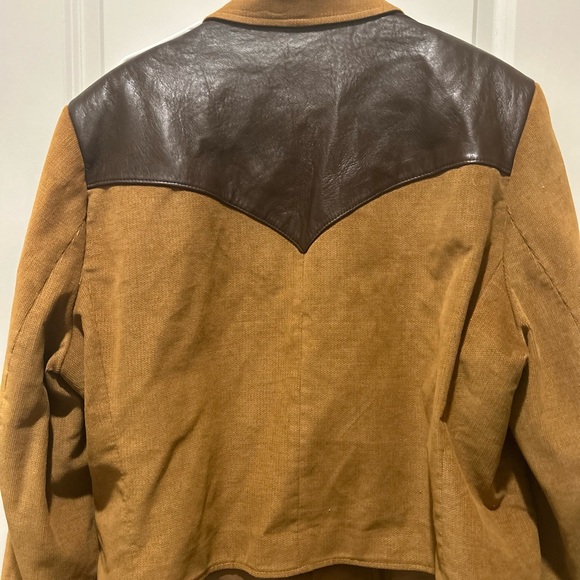 Men’s Pioneer Wear lamb skin leather/corduroy short blazer - Picture 8 of 12